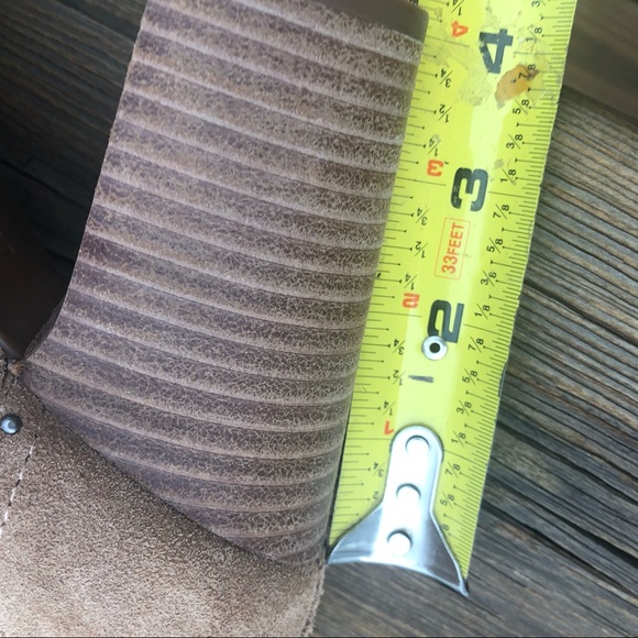 Donating๐HP Lucky suede leather peep toe booties! Sz 9 ๐ฐโฌ๏ธ - Picture 11 of 12